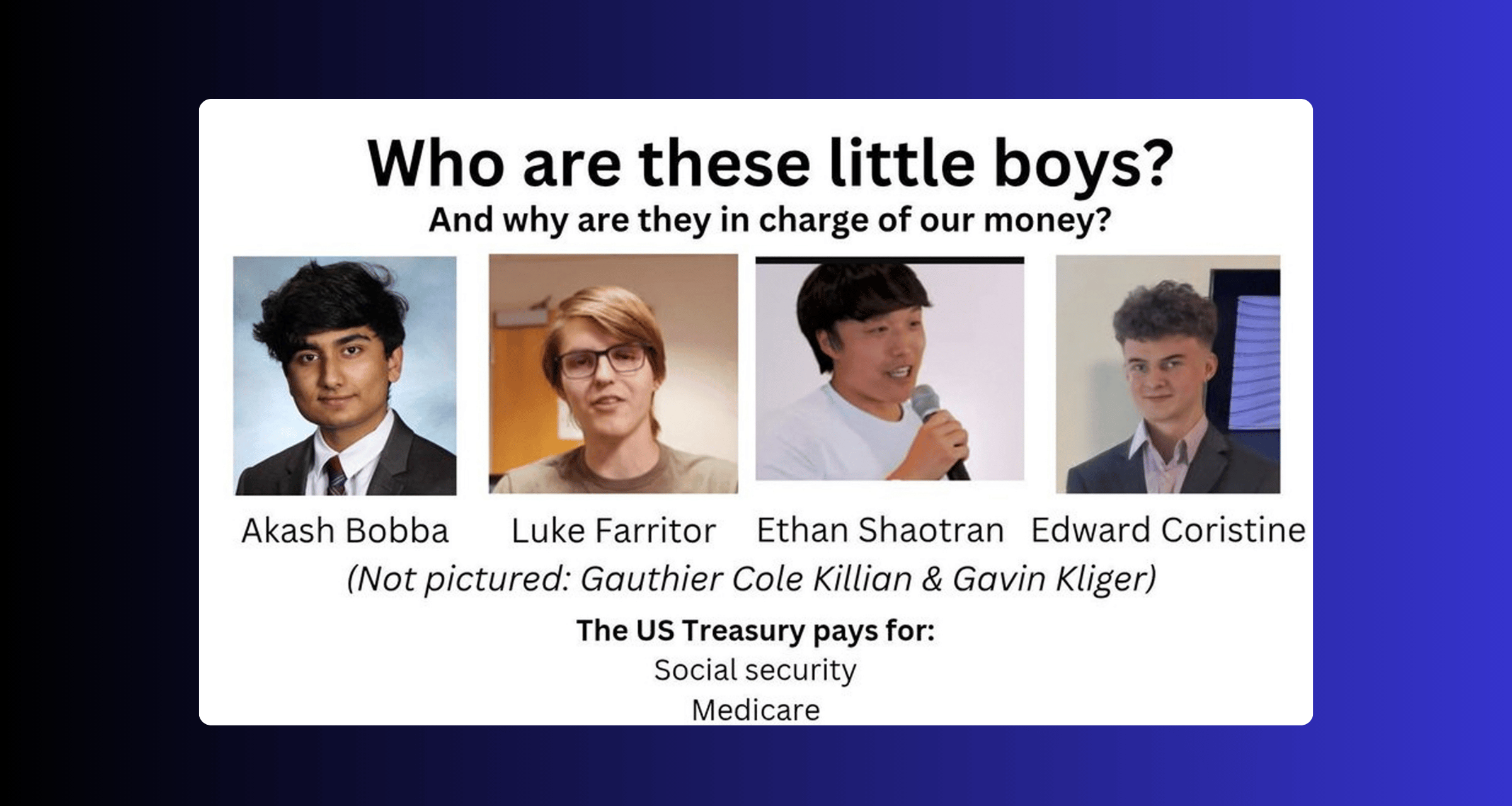 Too young to fix government, or too smart to ignore?